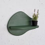 Hanah Home Meh220 Estantería de Pared de Madera Verde